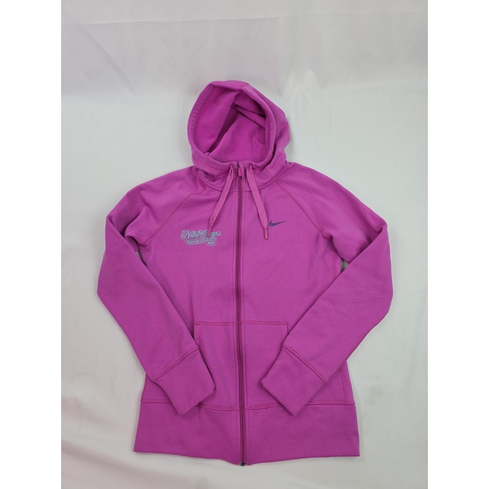 Nike‎ Hoodie Womens Small Purple Full Zip Hooded San Francisco Marathon
